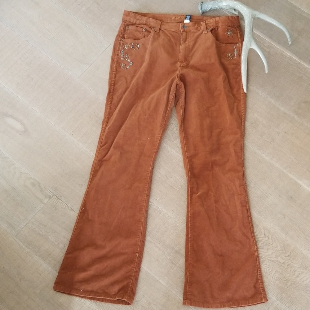 Vintage western  80s Corduroy bootcut pants